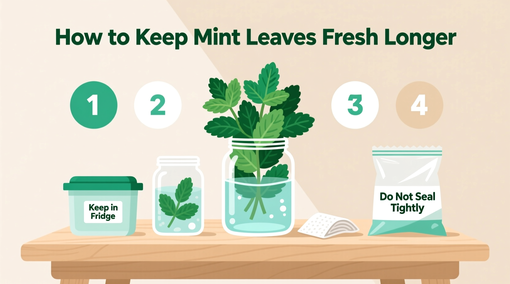 How to Keep Mint Leaves Fresh Longer