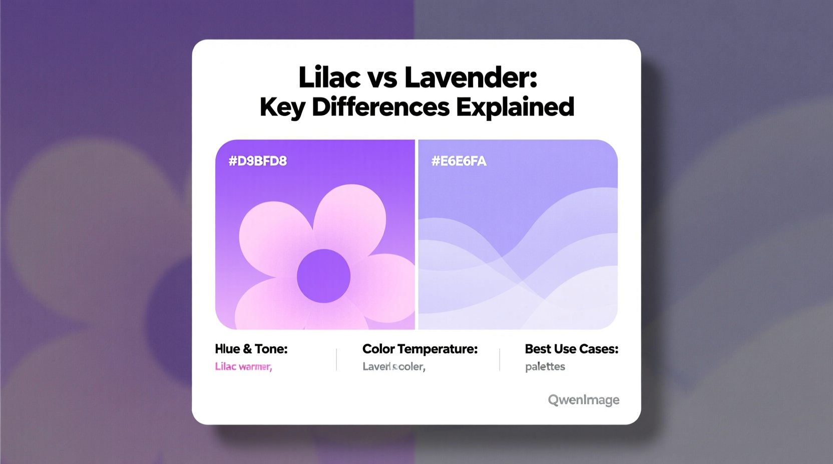 Lilac vs Lavender Color: Key Differences Explained