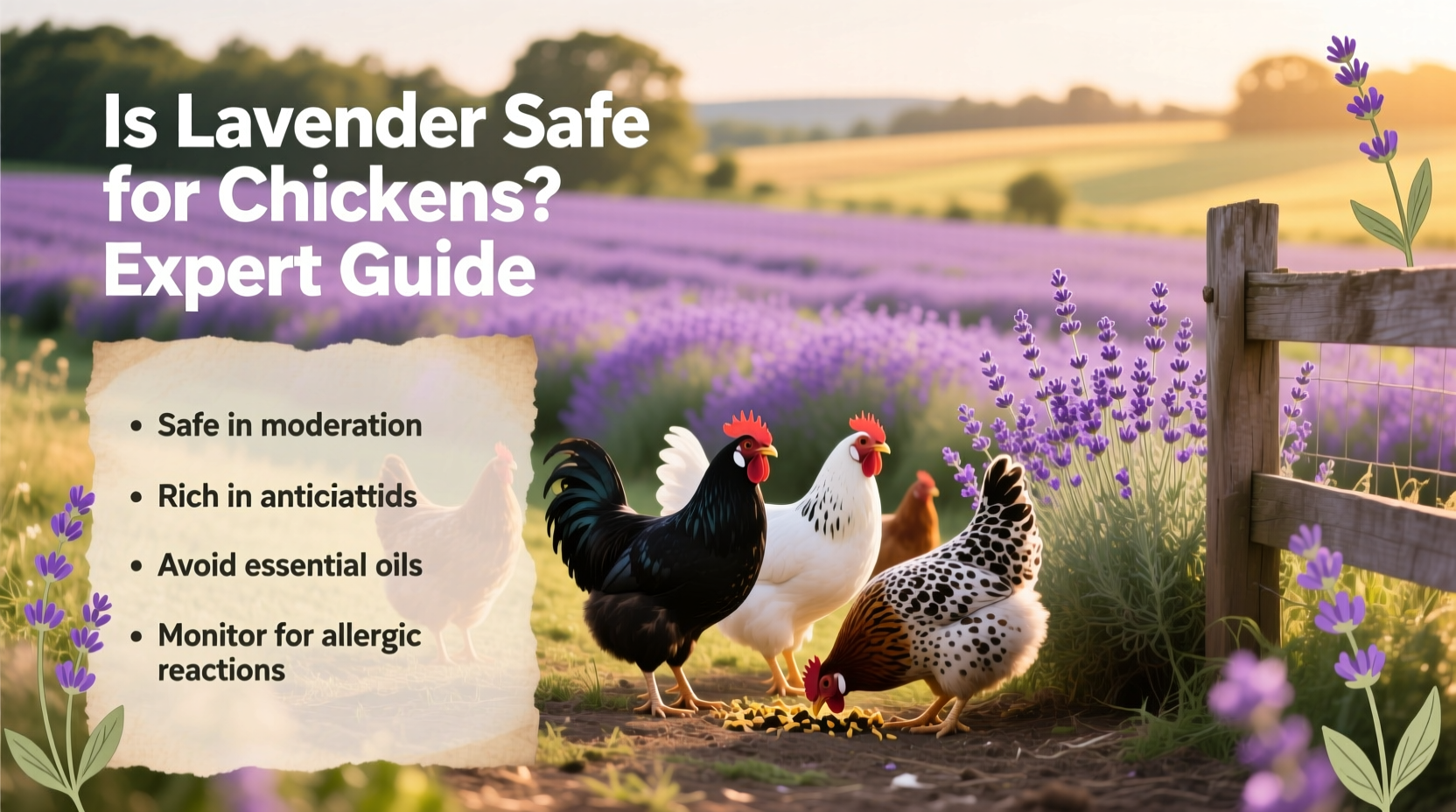 Is Lavender Safe for Chickens? Expert Guide