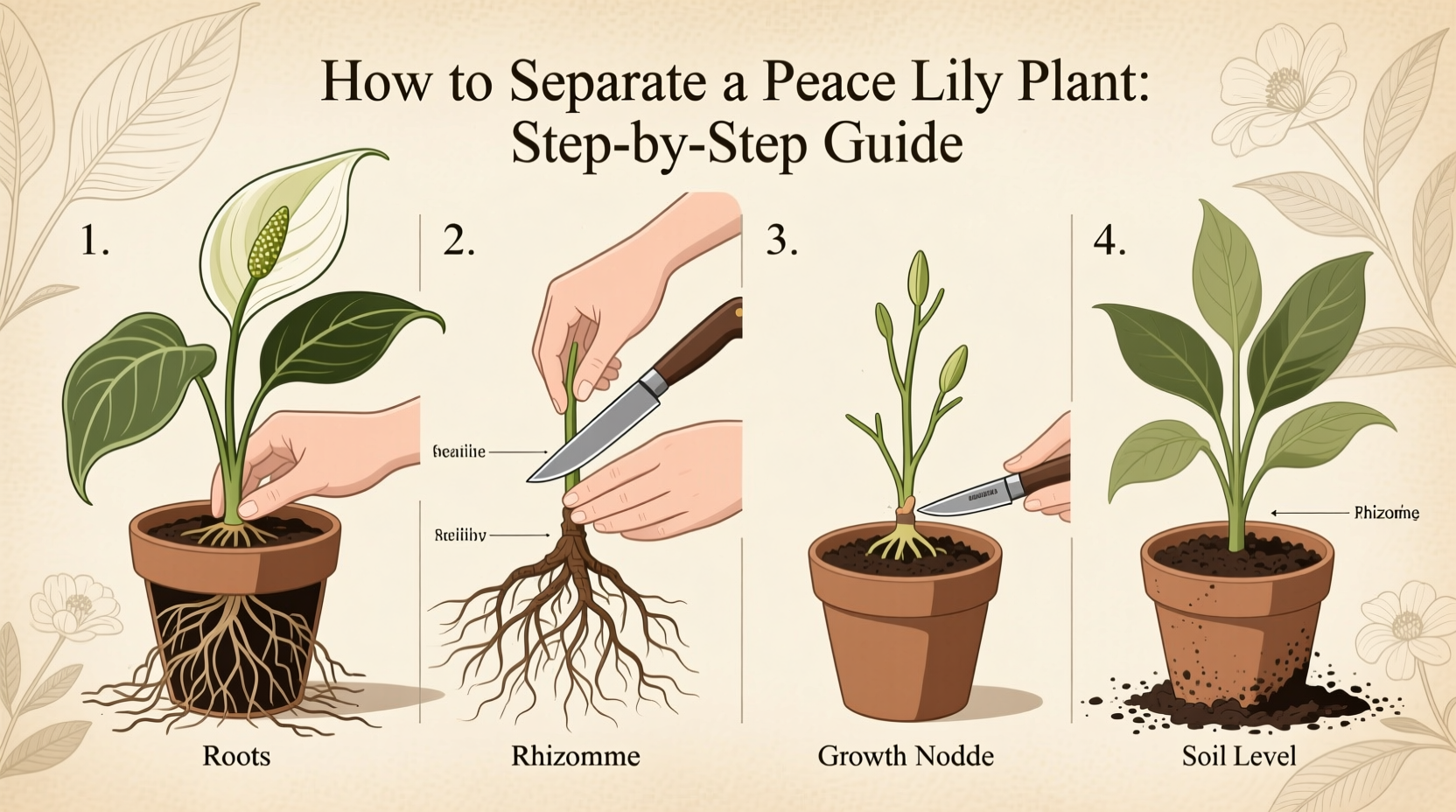 How to Separate a Peace Lily Plant: Step-by-Step Guide