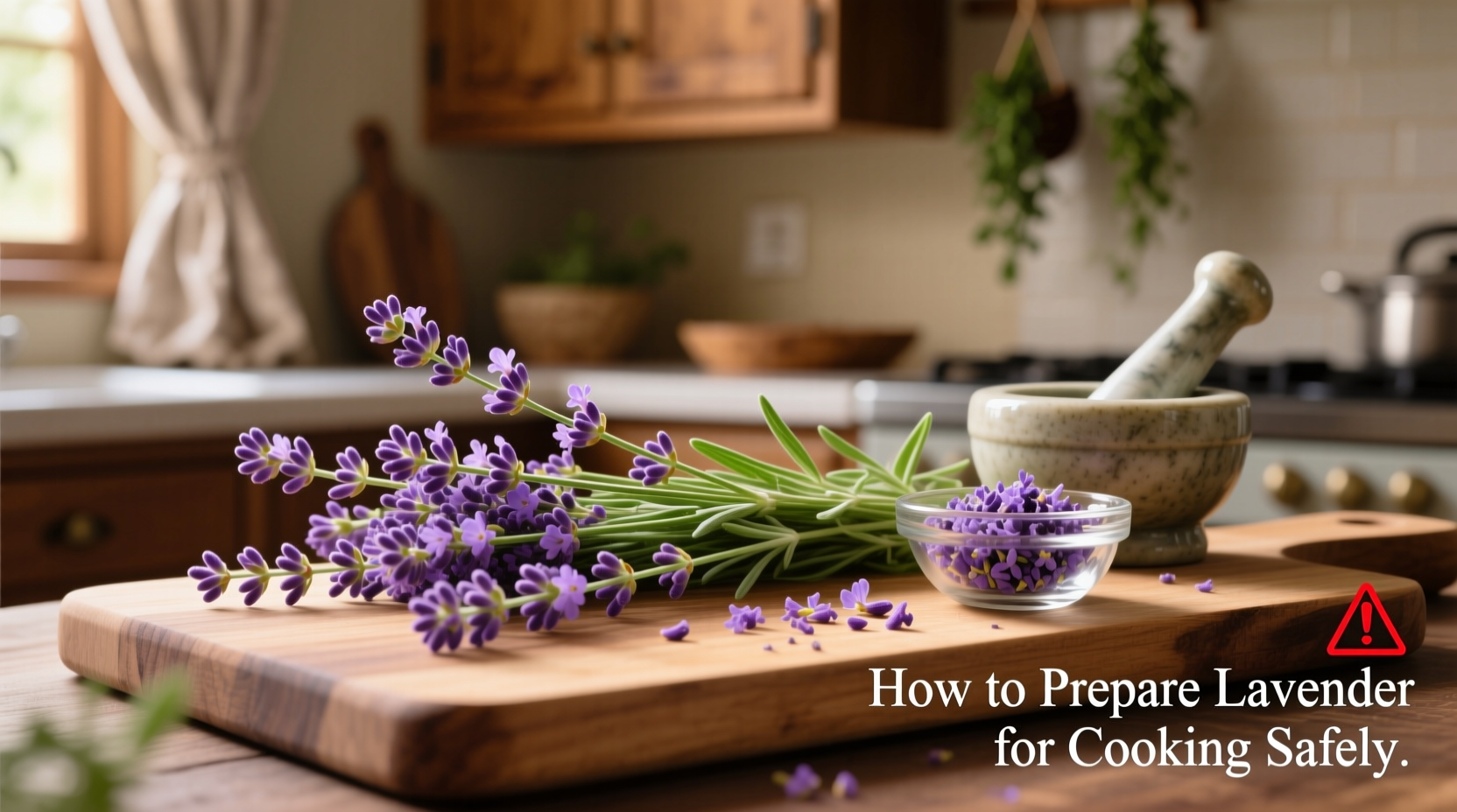How to Prepare Lavender for Cooking Safely