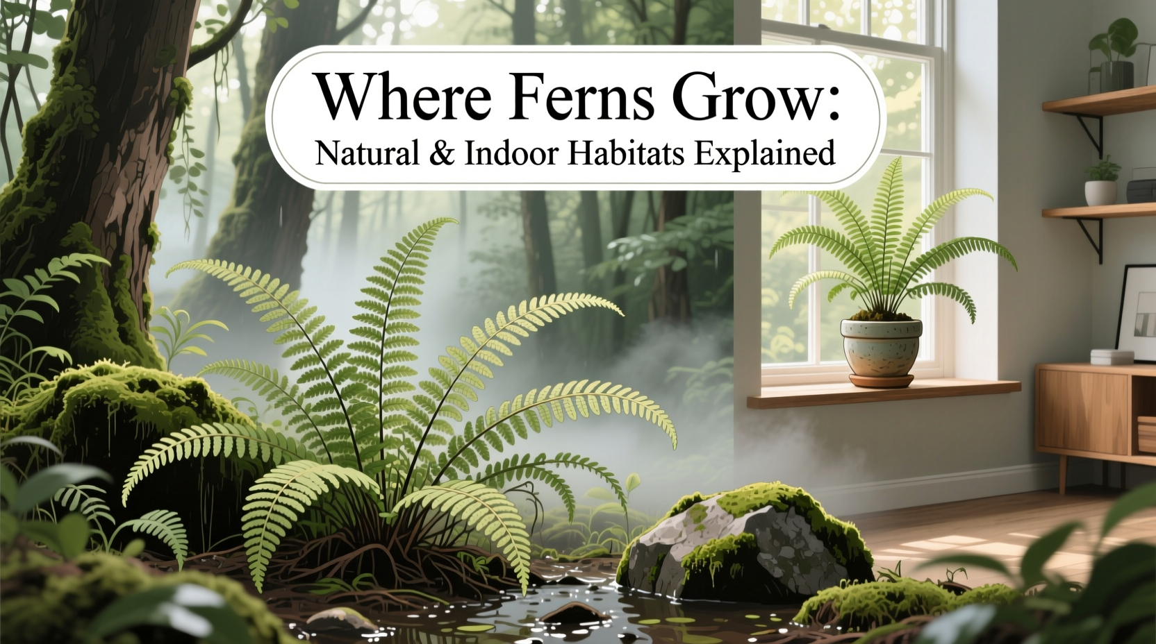 Where Ferns Grow: Natural & Indoor Habitats Explained
