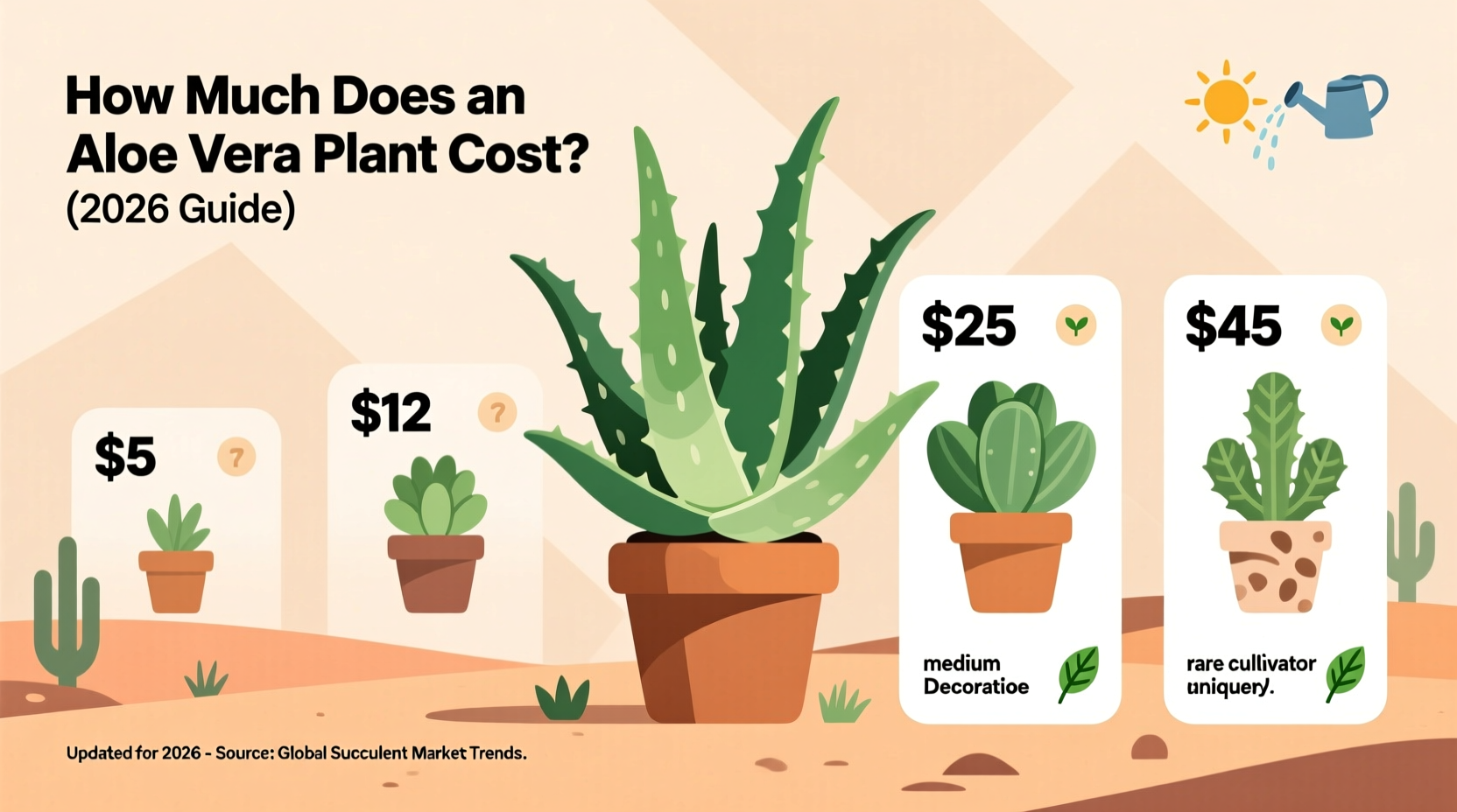 How Much Does an Aloe Vera Plant Cost? (2026 Guide)