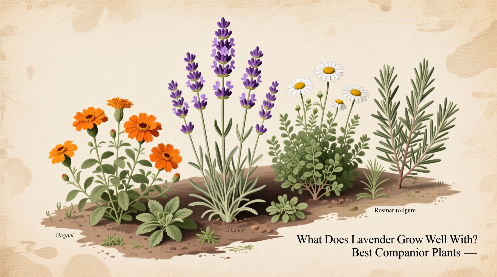 What Does Lavender Grow Well With? Best Companion Plants