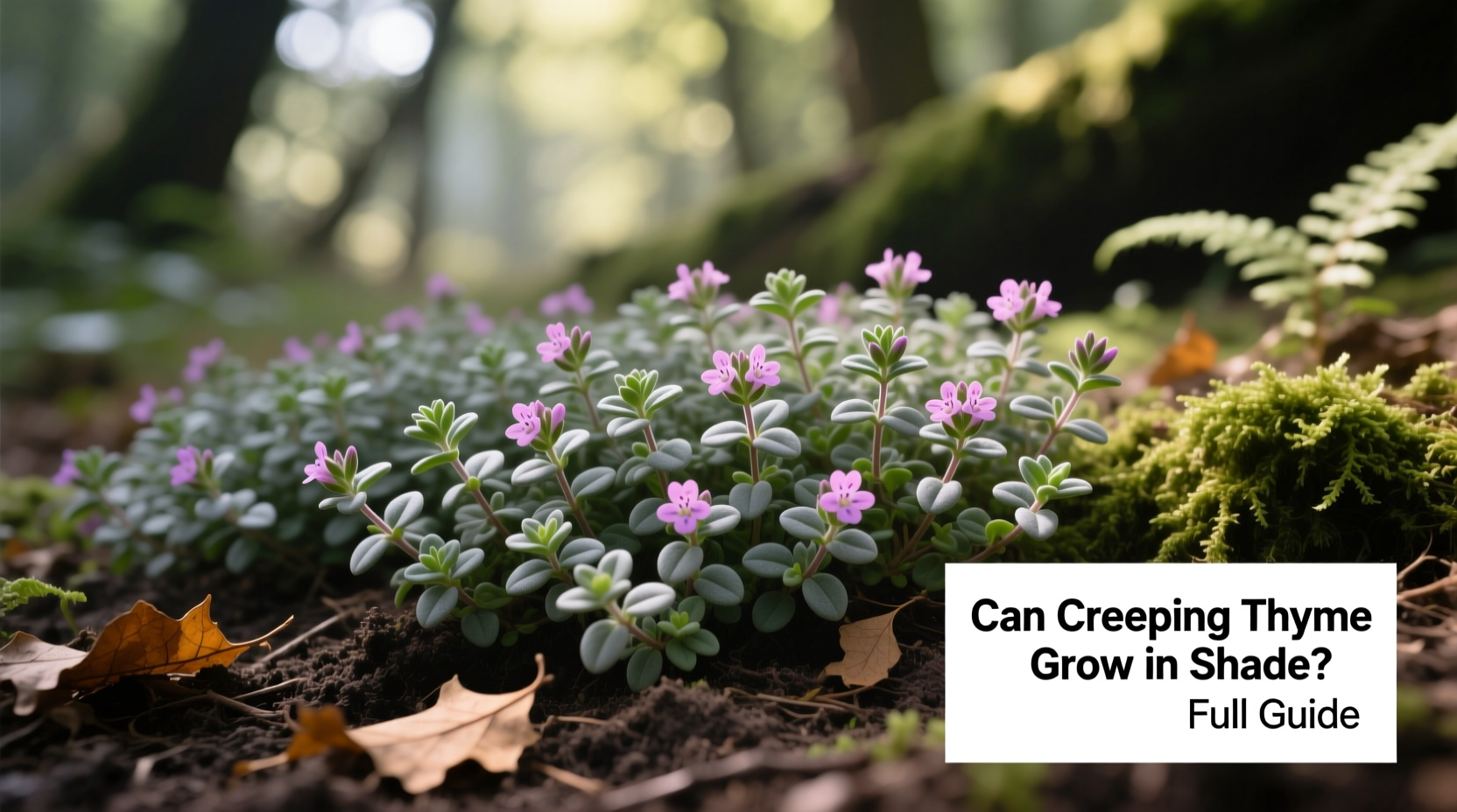 Can Creeping Thyme Grow in Shade? Full Guide