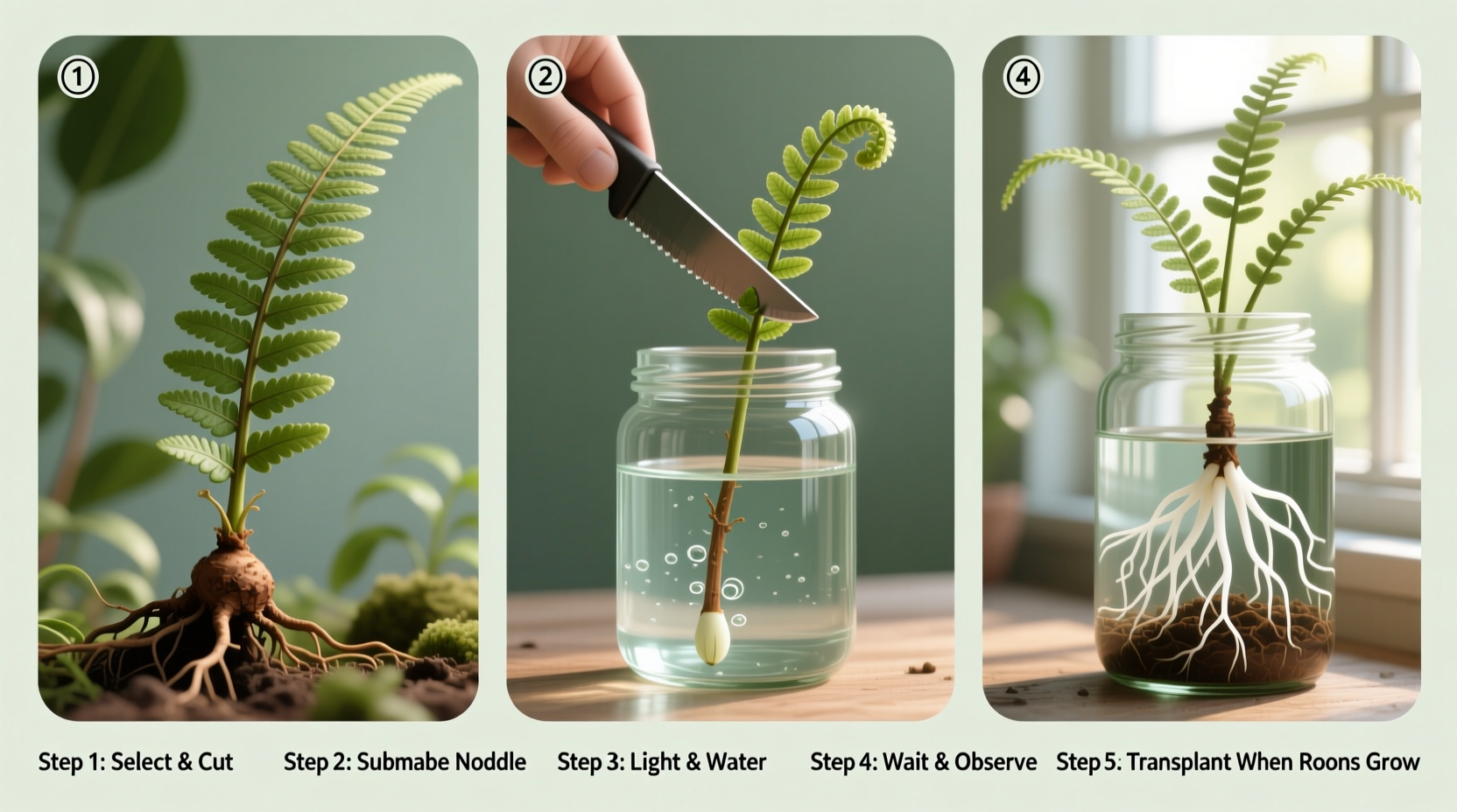 Propagate Ferns in Water: Step-by-Step Guide