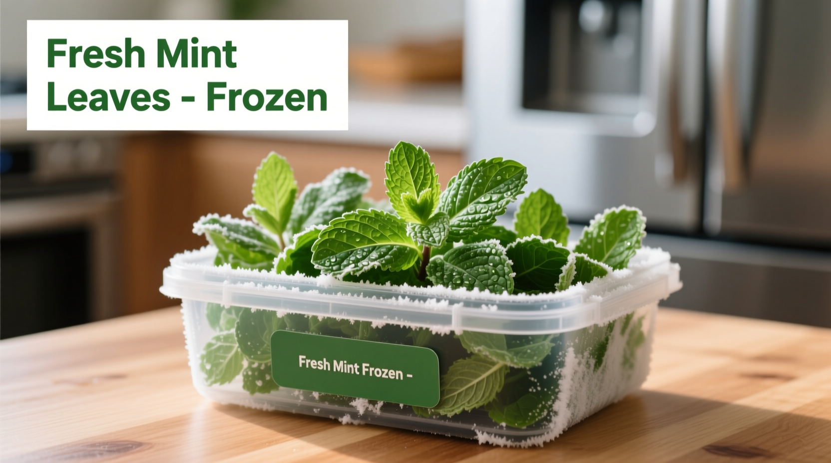 Can Fresh Mint Leaves Be Frozen? Yes, Here's How