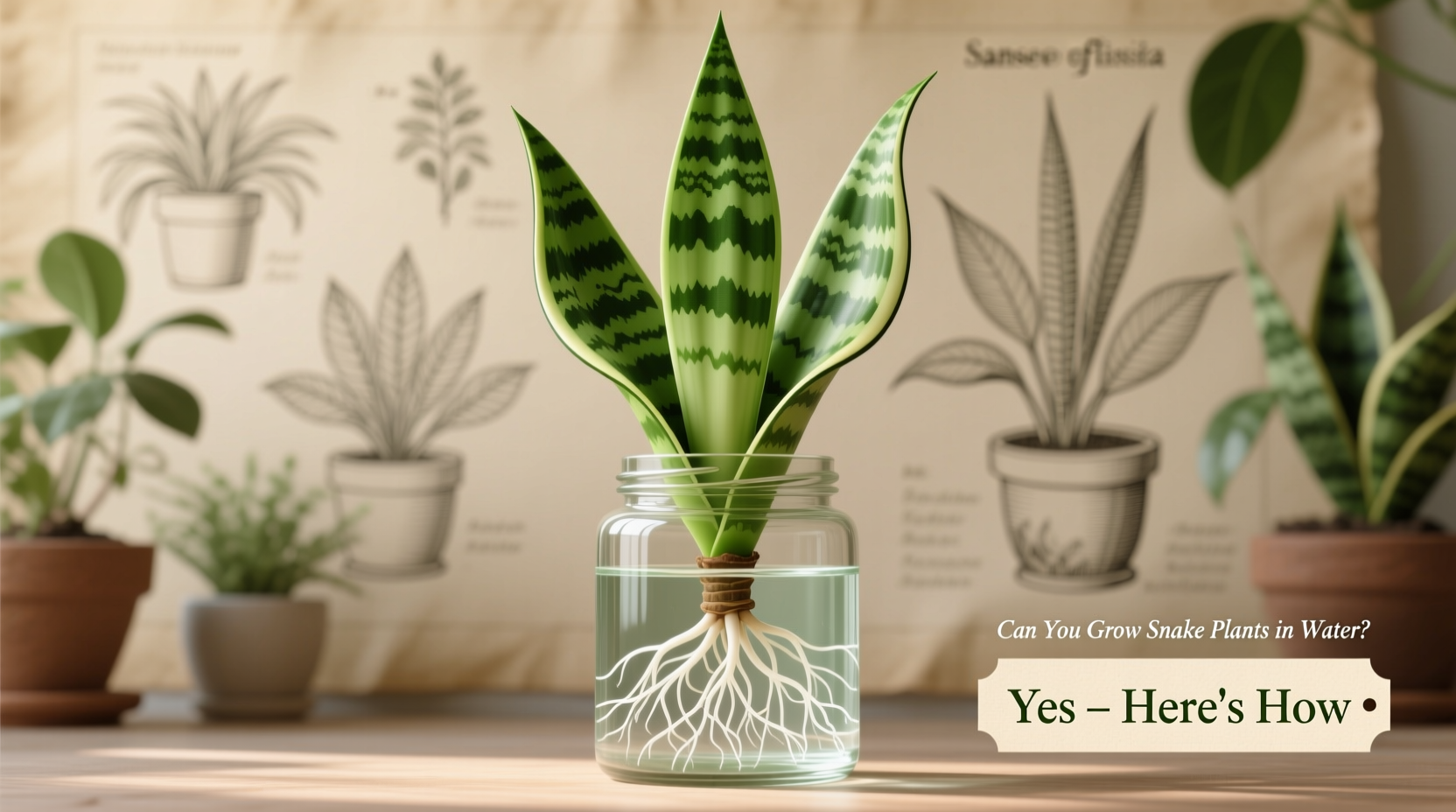 Can You Grow Snake Plants in Water? Yes – Here's How