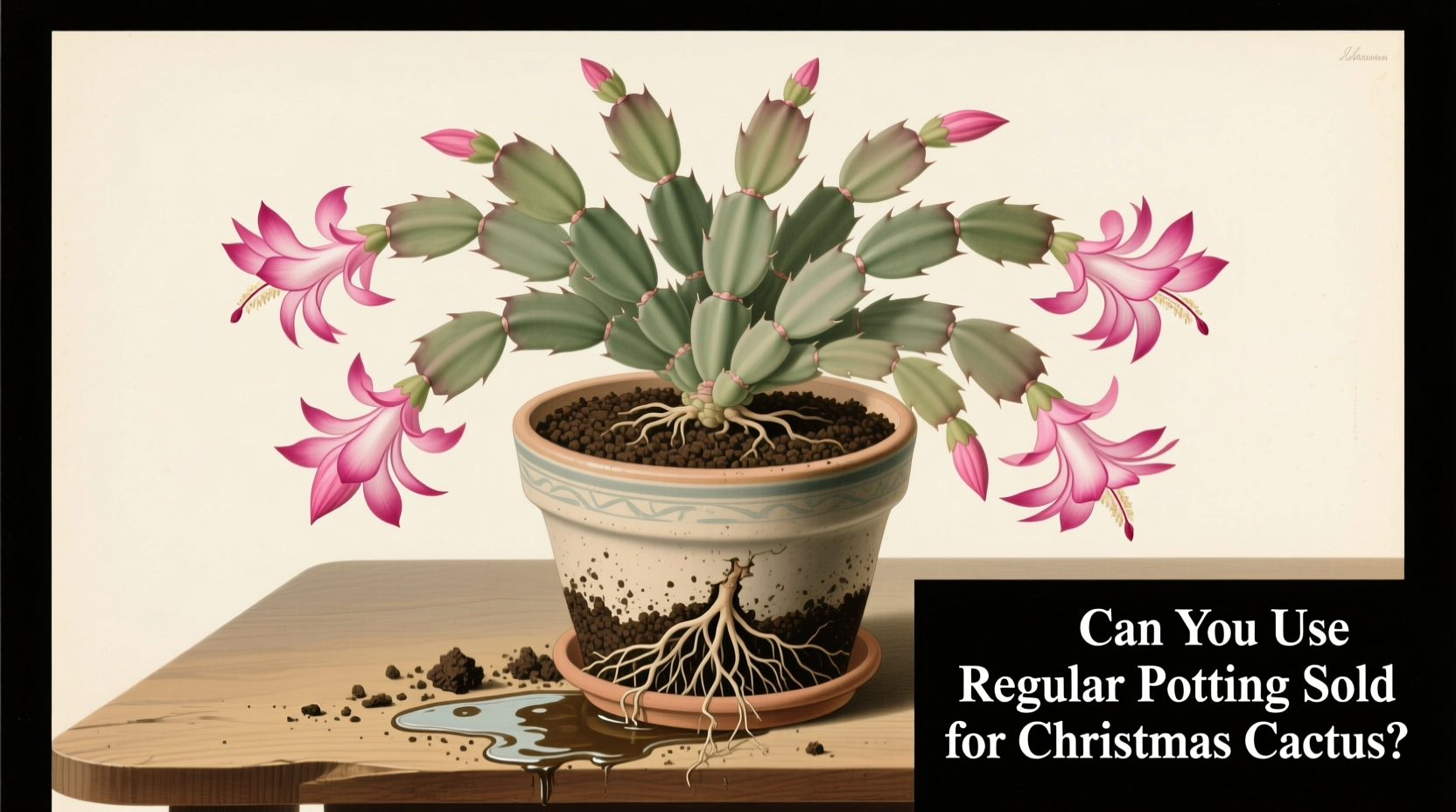 Can You Use Regular Potting Soil for Christmas Cactus?