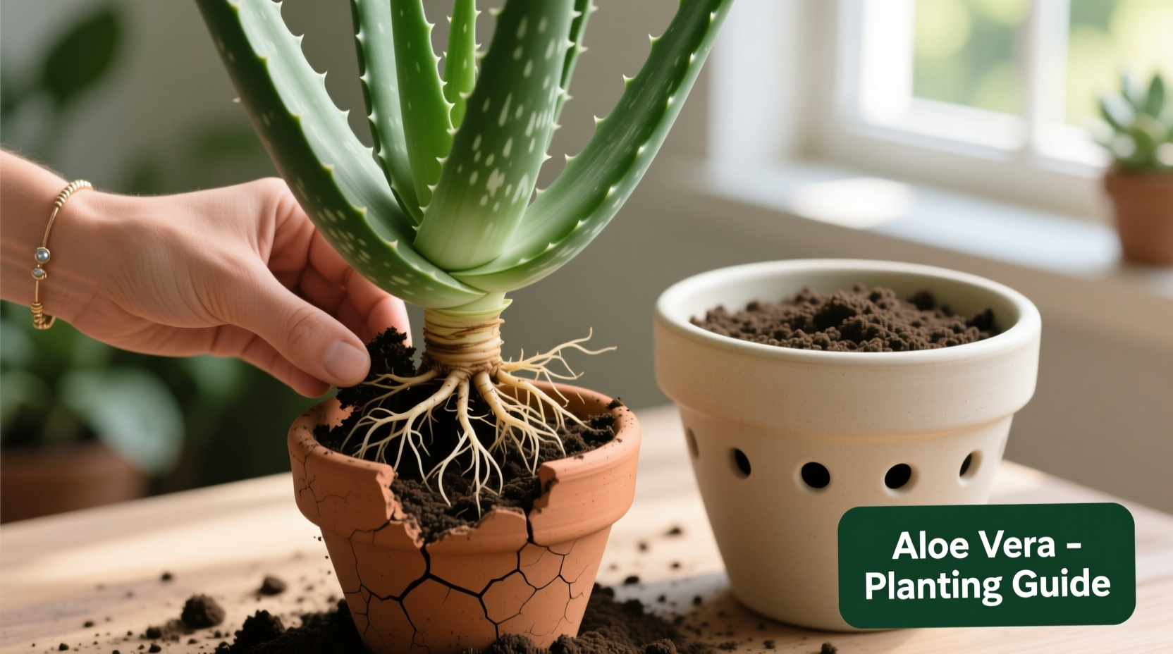 How to Replant an Aloe Vera Plant Correctly