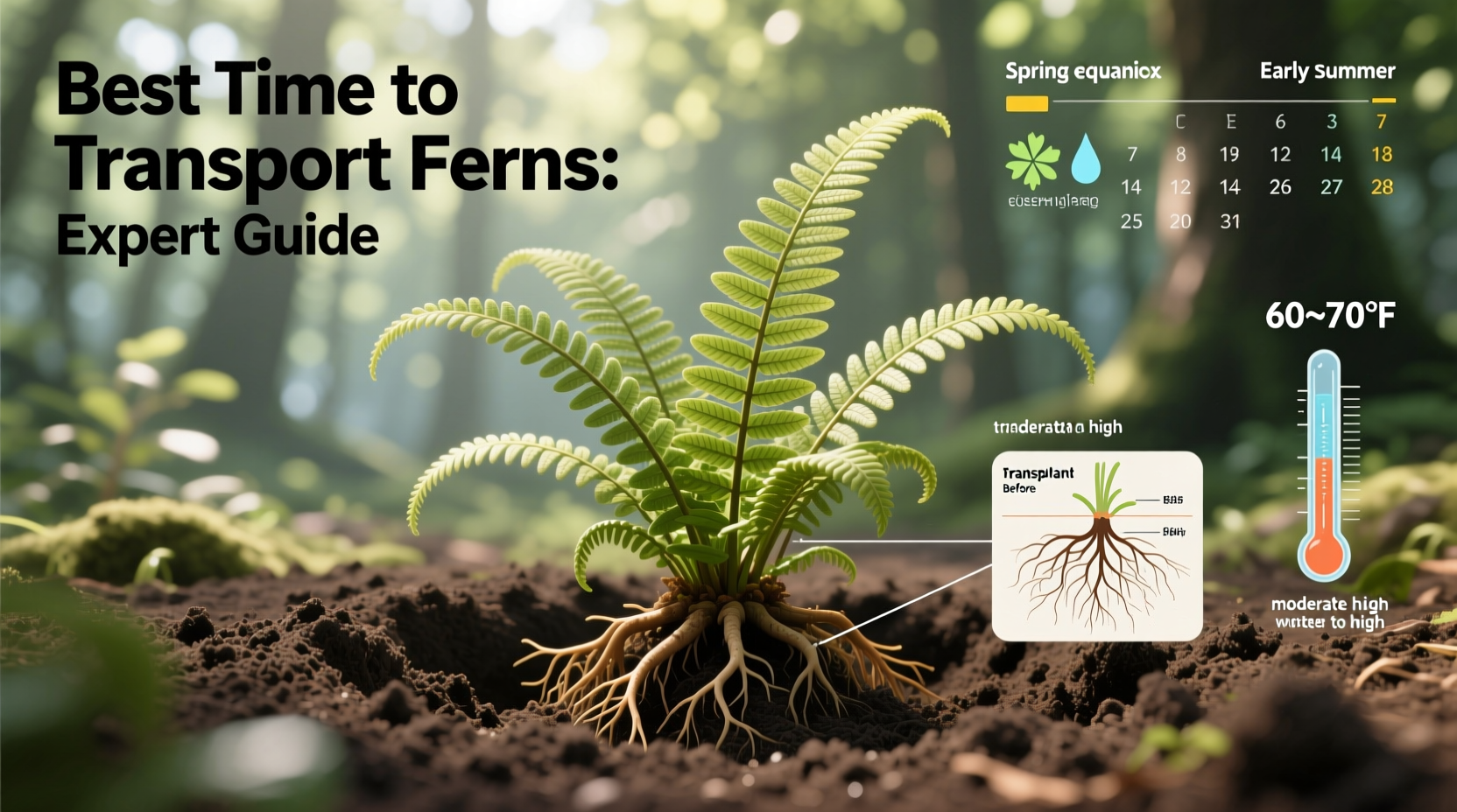 Best Time to Transplant Ferns: Expert Guide
