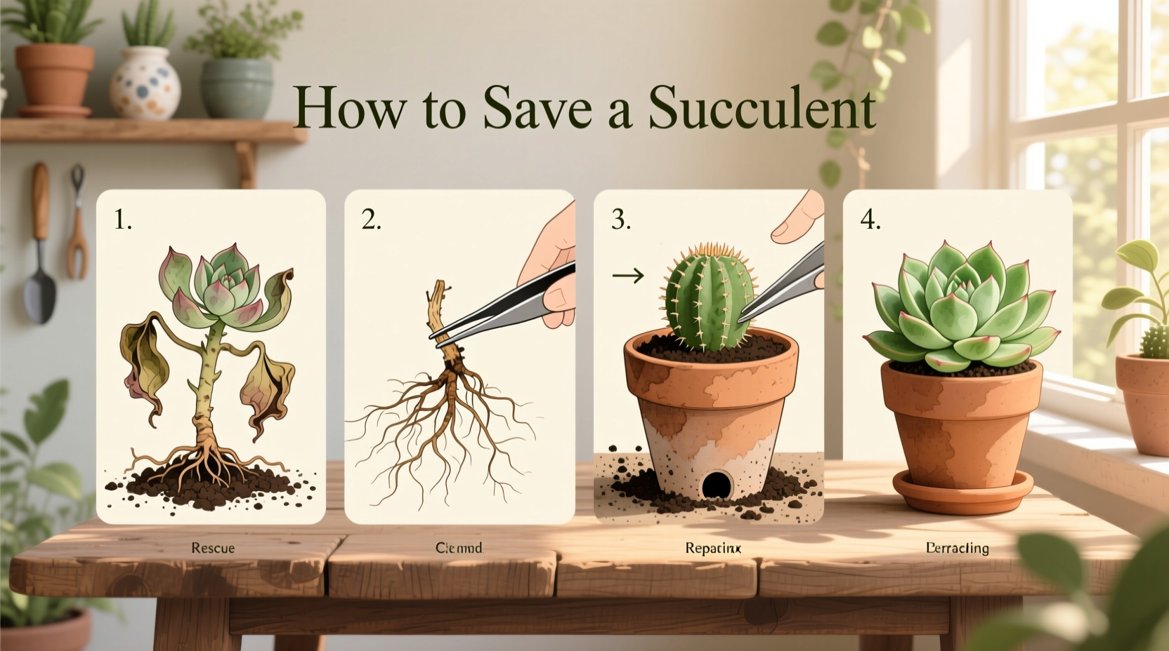 How to Save a Succulent: Step-by-Step Rescue Guide