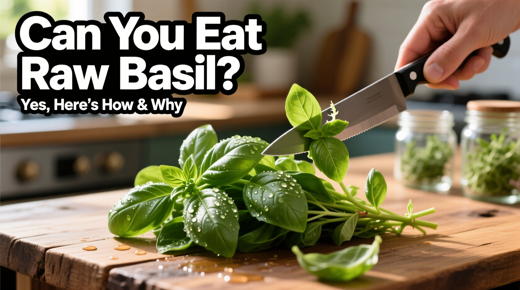 Can You Eat Raw Basil? Yes, Here's How & Why