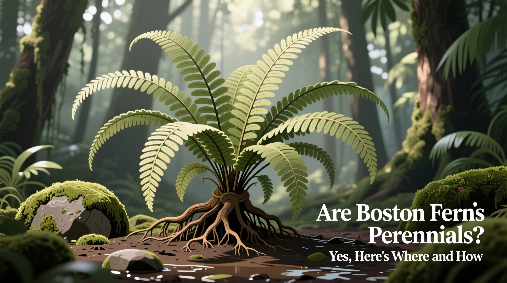 Are Boston Ferns Perennials? Yes, Here's Where and How