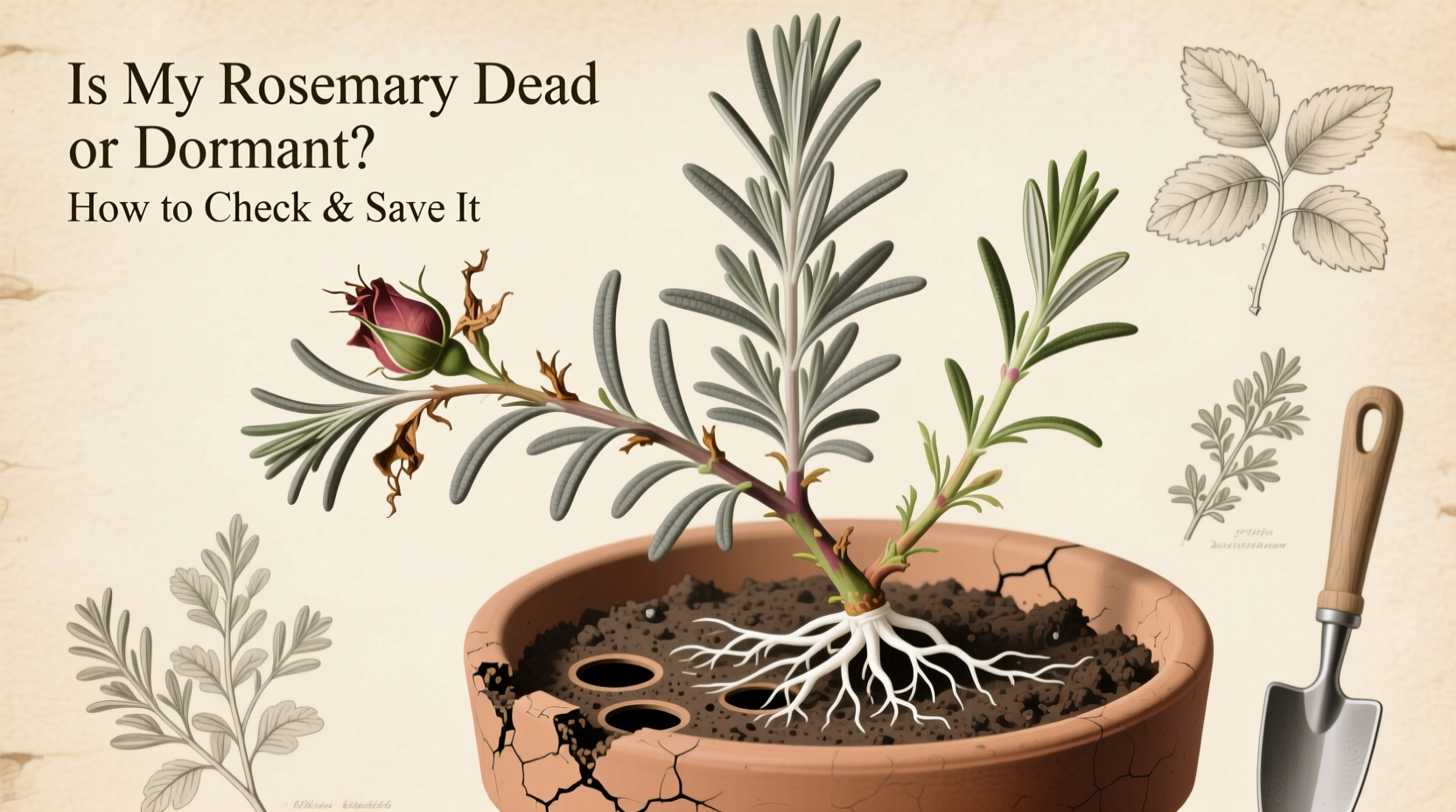 Is My Rosemary Dead or Dormant? How to Check & Save It