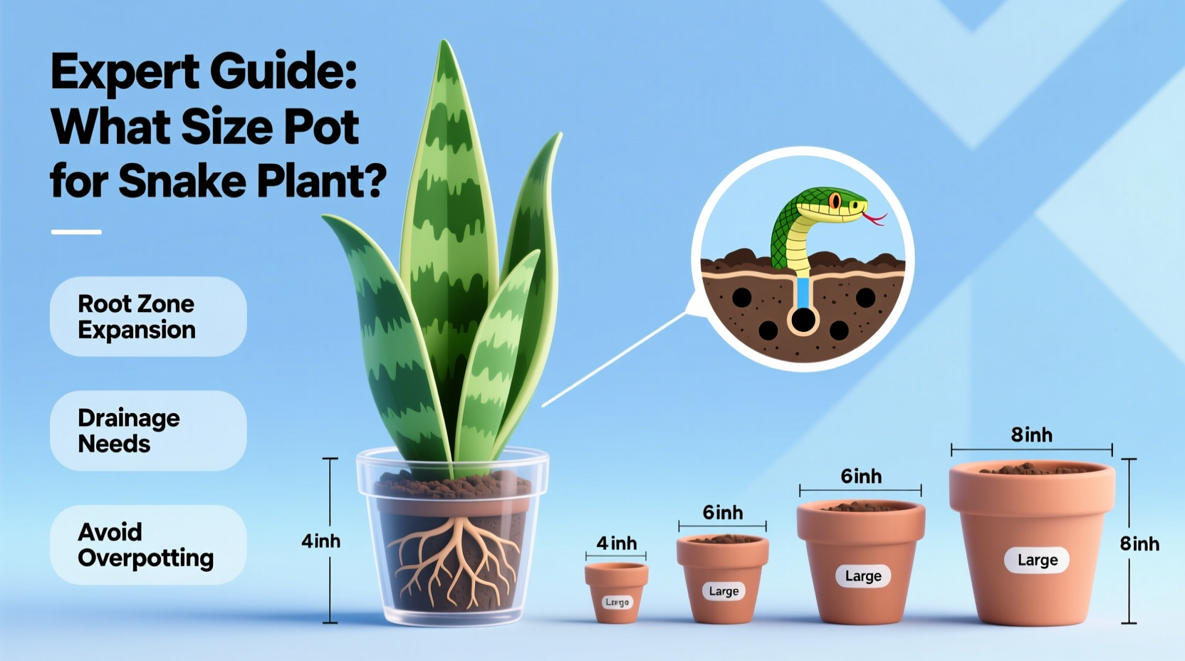 What Size Pot for Snake Plant? Expert Guide