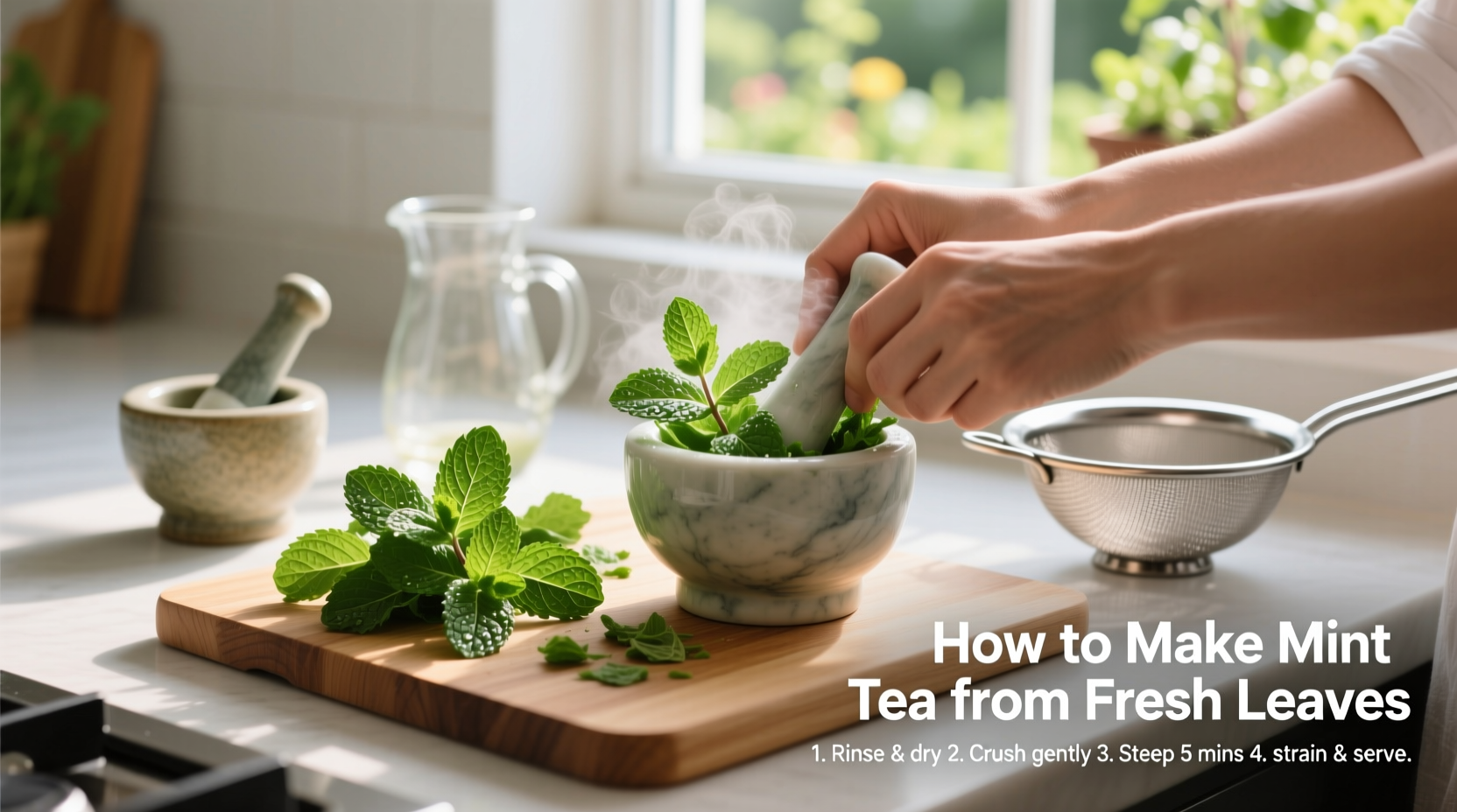 How to Make Mint Tea from Fresh Leaves