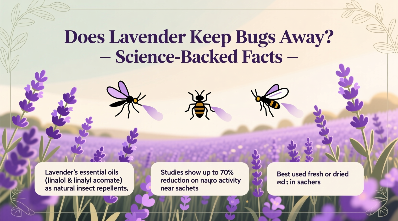Does Lavender Keep Bugs Away? Science-Backed Facts