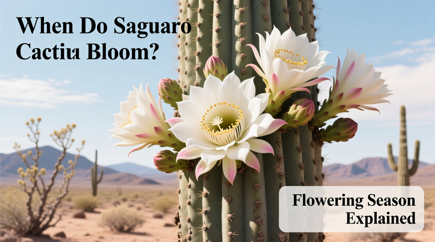 When Do Saguaro Cactus Bloom? Flowering Season Explained