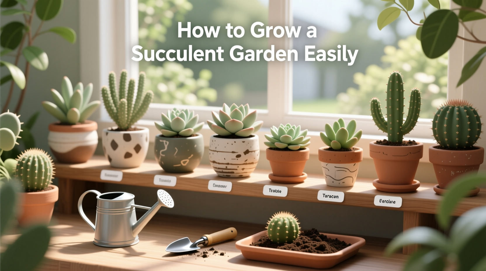 How to Grow a Succulent Garden Easily