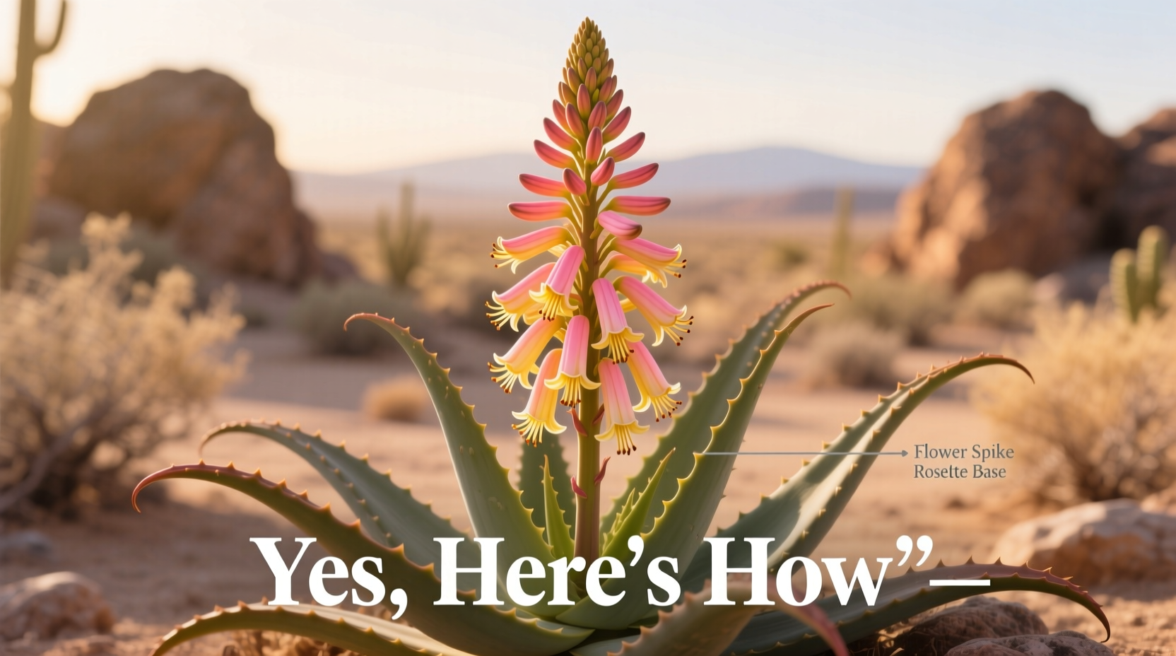 Does the Aloe Vera Plant Flower? Yes, Here's How