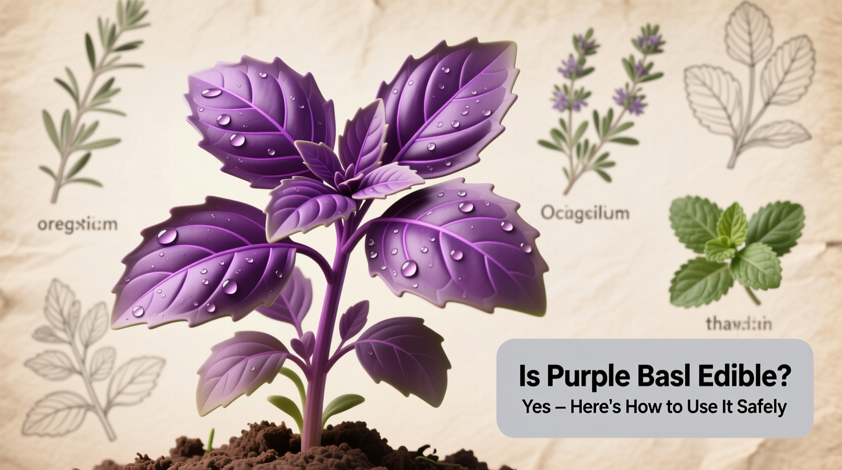 Is Purple Basil Edible? Yes — Here's How to Use It Safely
