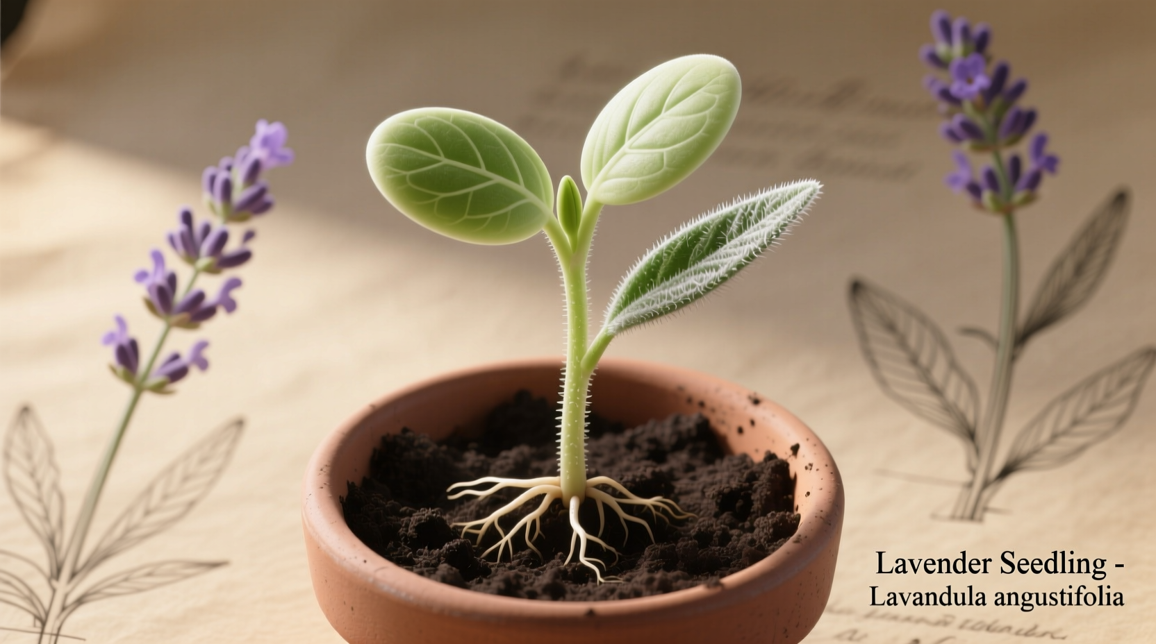 What Does a Lavender Seedling Look Like?