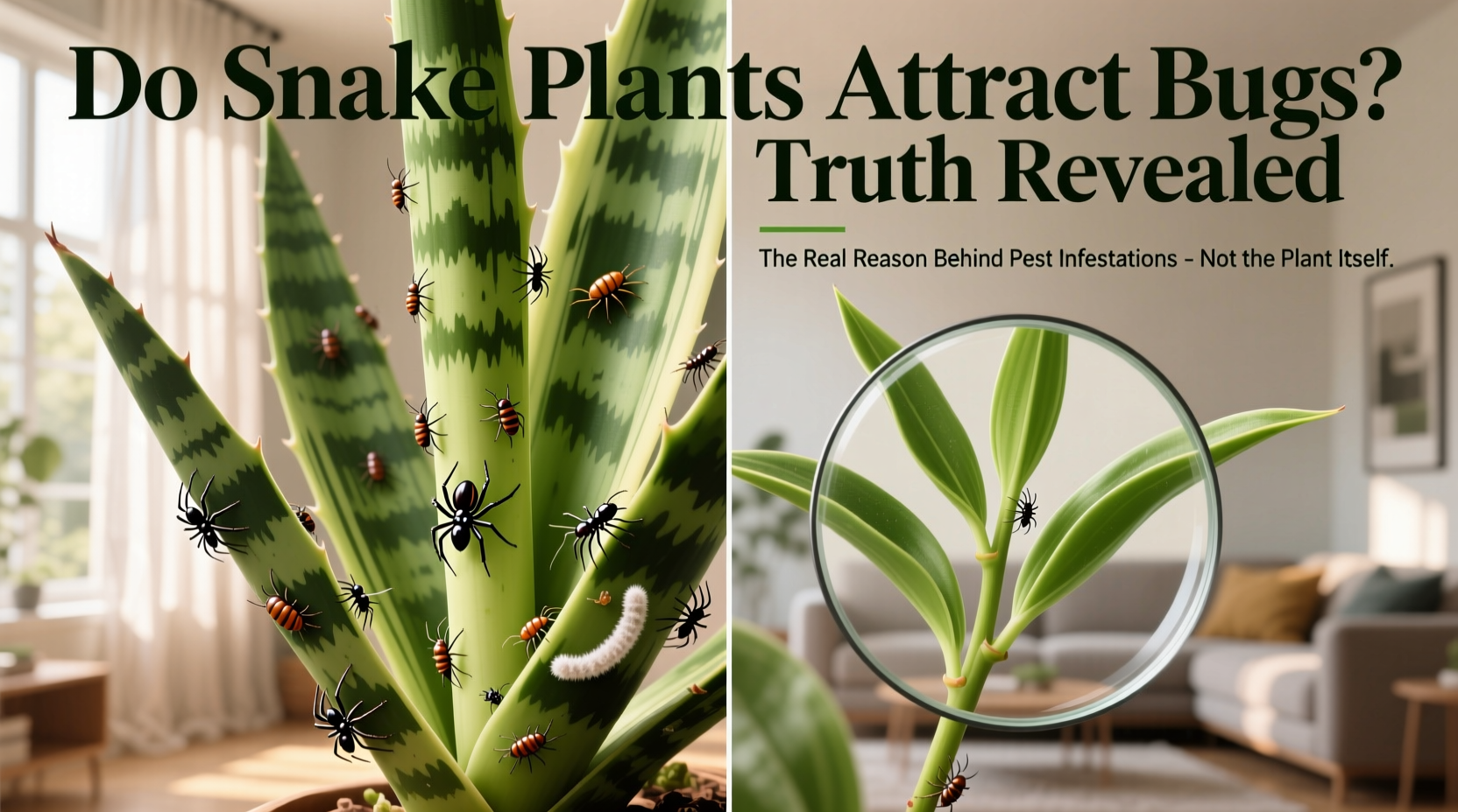 Do Snake Plants Attract Bugs? Truth Revealed
