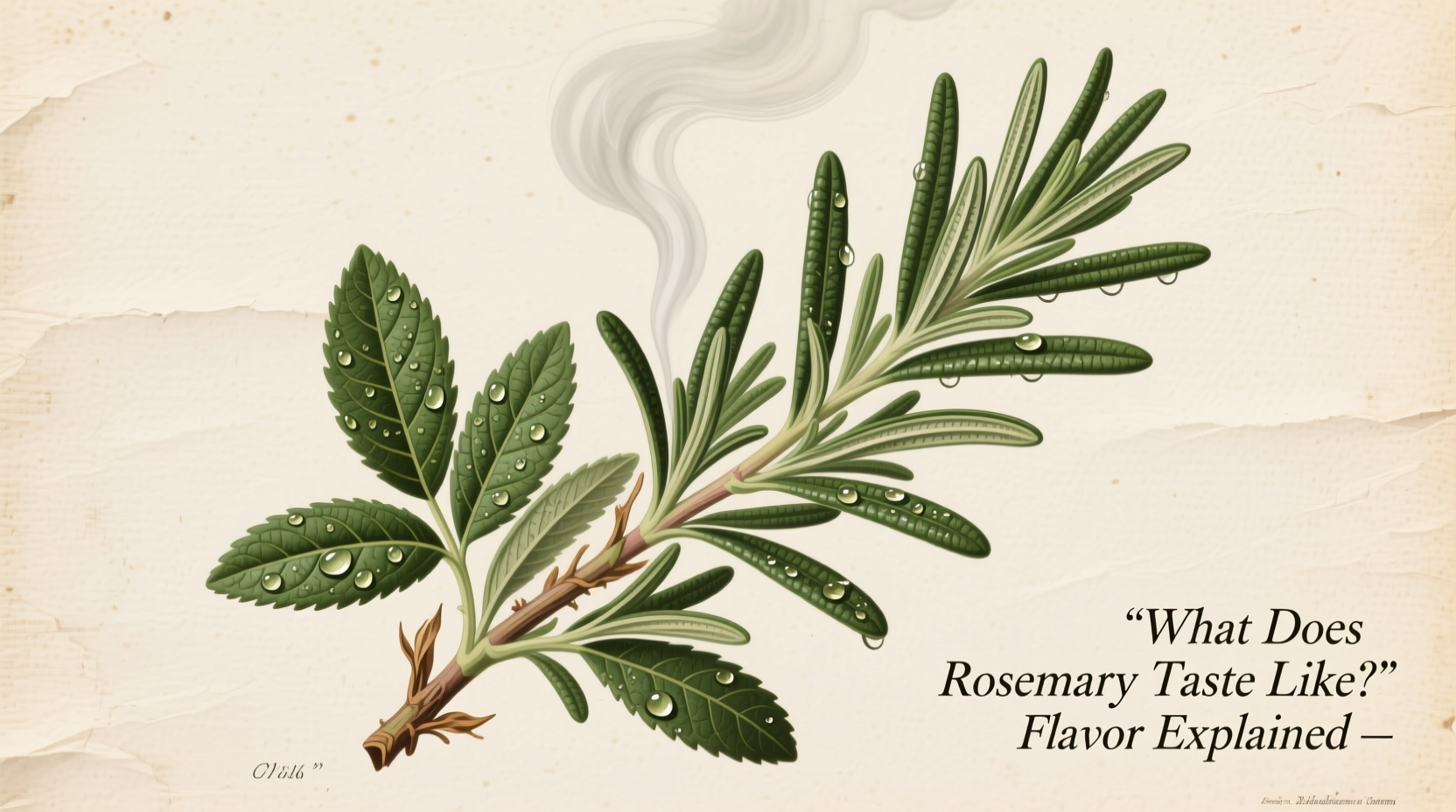 What Does Rosemary Taste Like? Flavor Explained