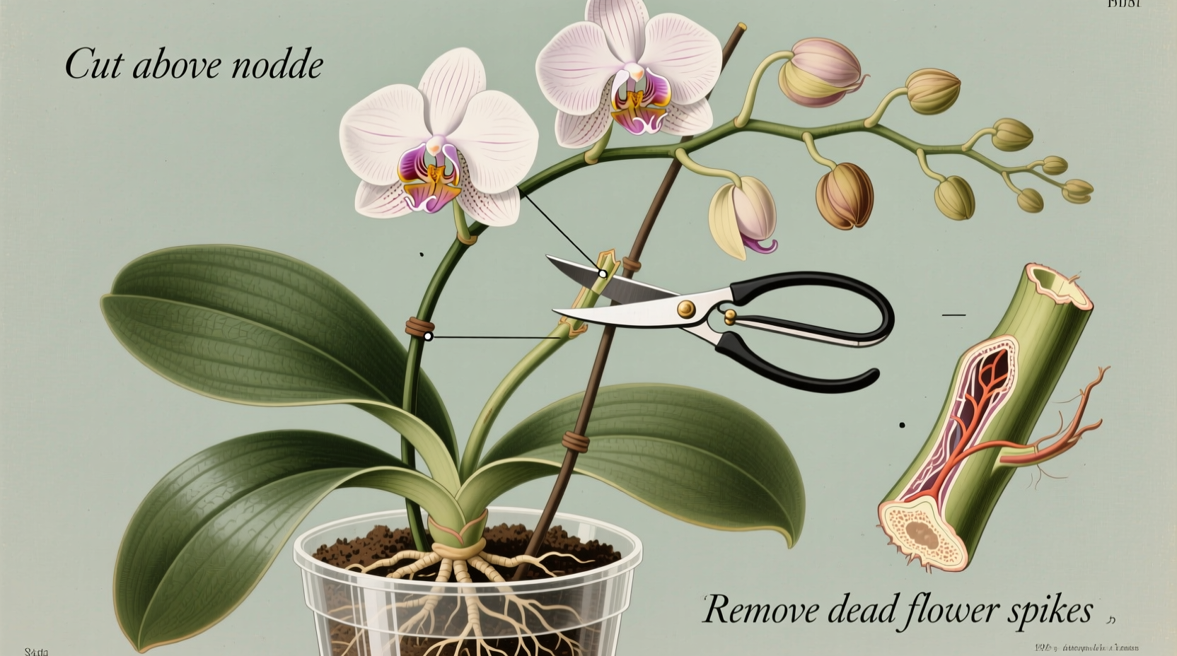 How to Trim Back Orchids for Healthy Reblooming