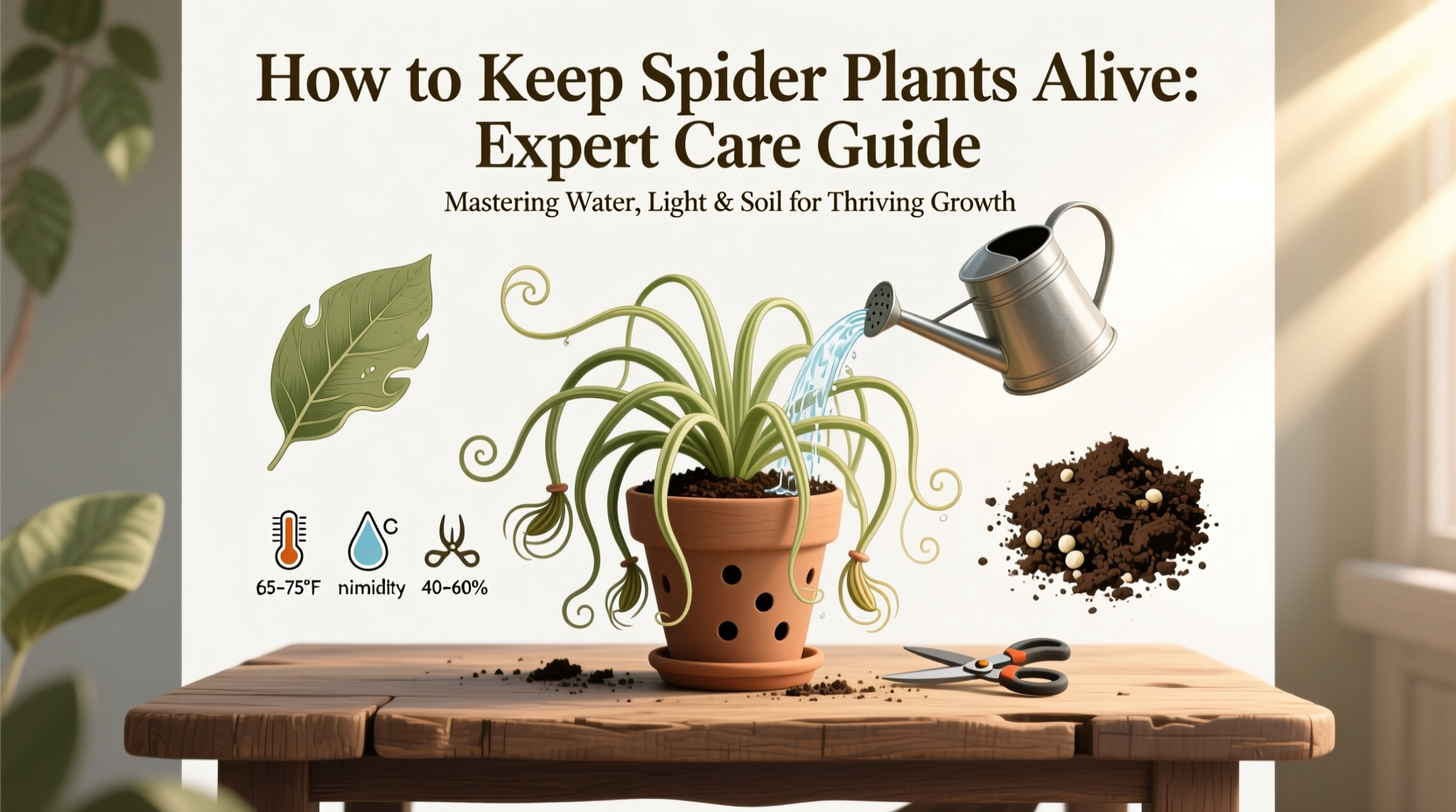 How to Keep Spider Plants Alive: Expert Care Guide