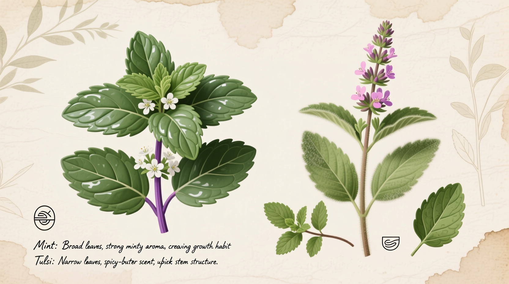 Is Mint Tulsi? Key Differences Explained