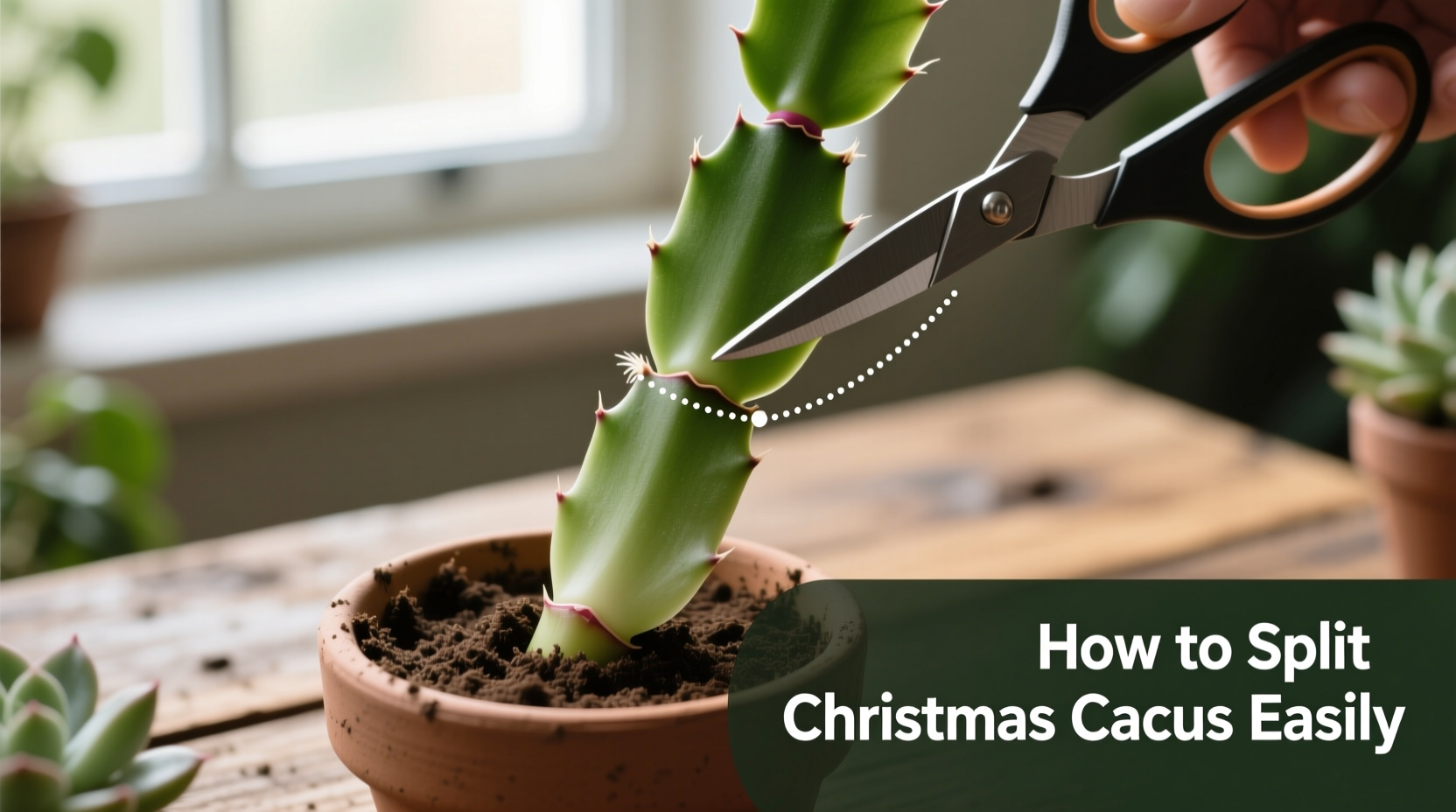 How to Split Christmas Cactus Easily