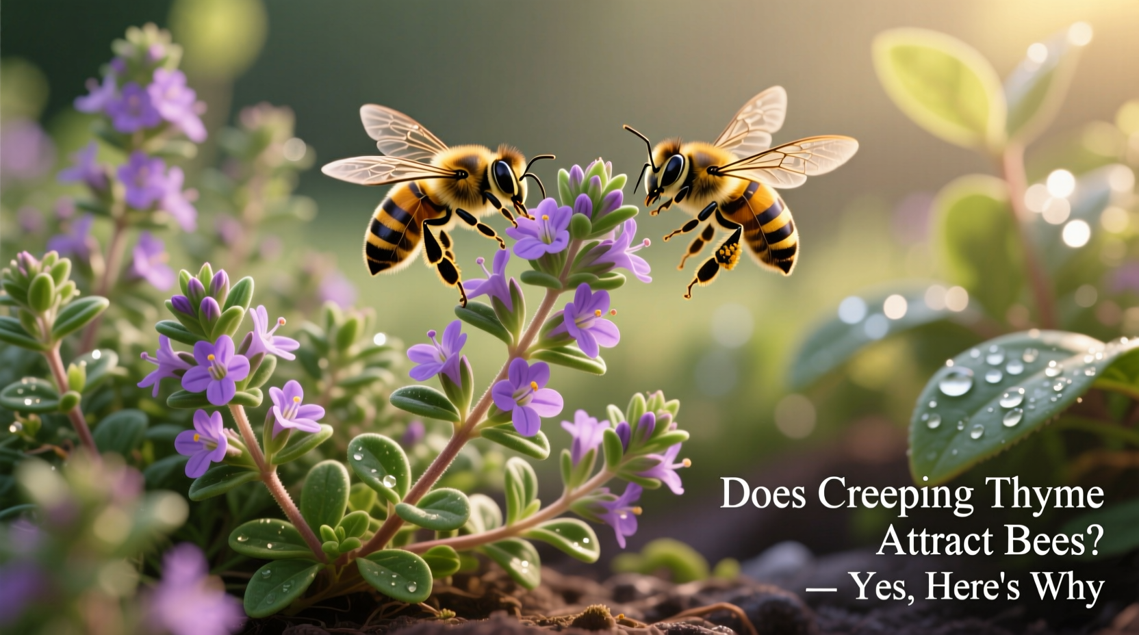 Does Creeping Thyme Attract Bees? Yes, Here's Why