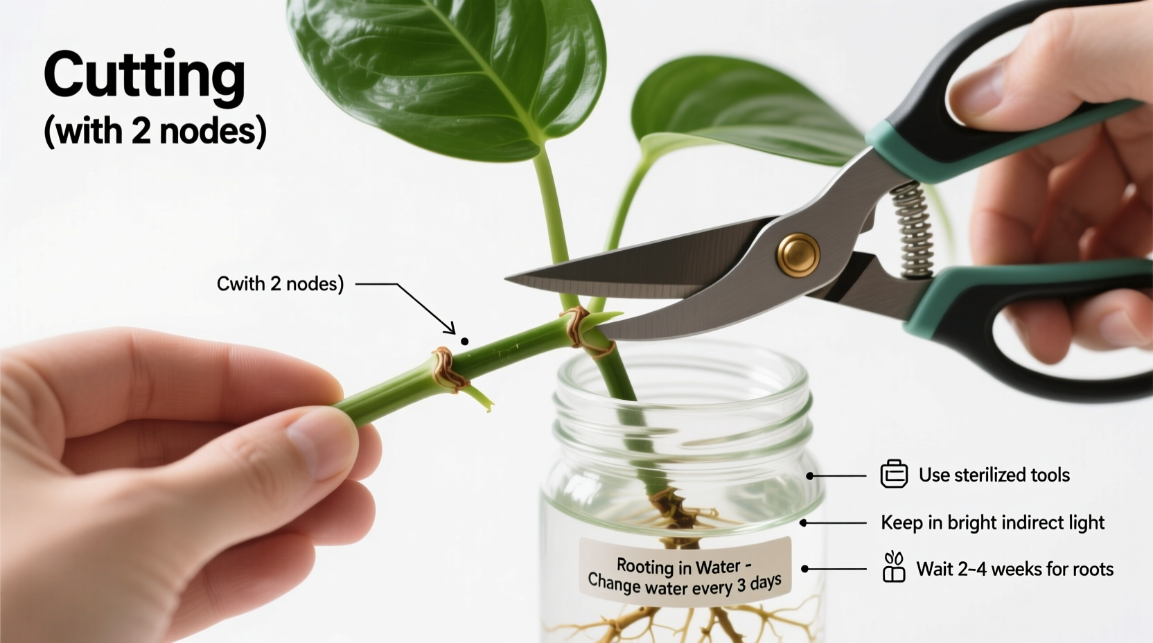 How to Cut Pothos to Propagate Easily