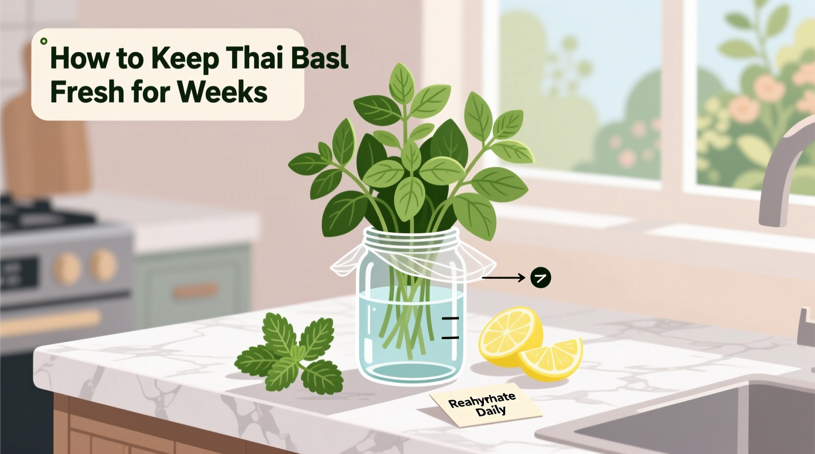 How to Keep Thai Basil Fresh for Weeks