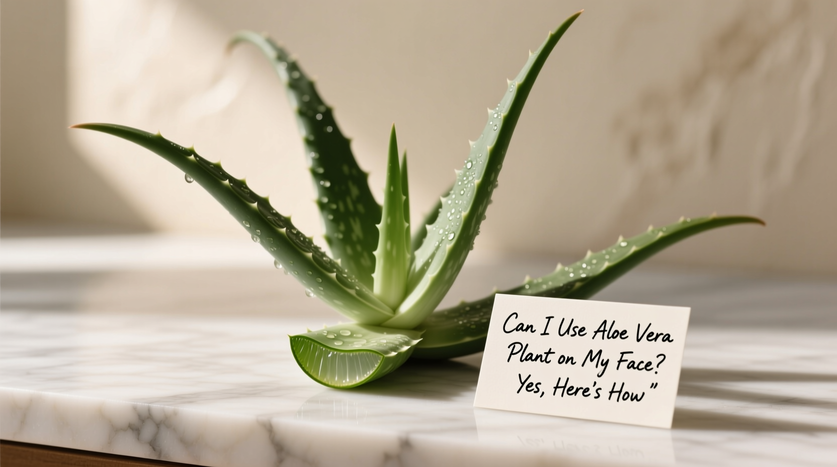 Can I Use Aloe Vera Plant on My Face? Yes, Here's How