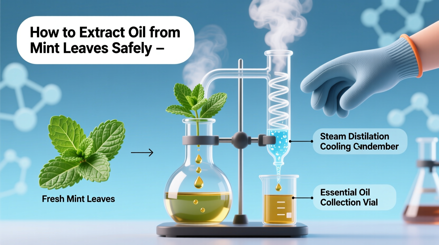 How to Extract Oil from Mint Leaves Safely