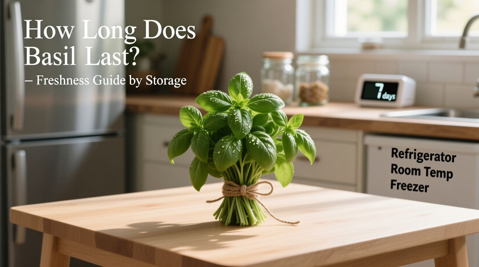 How Long Does Basil Last: Freshness Guide by Storage