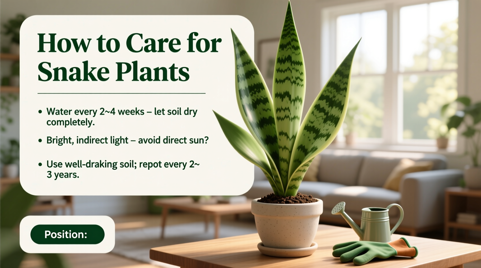 How to Care for Snake Plants: Easy Guide for Beginners