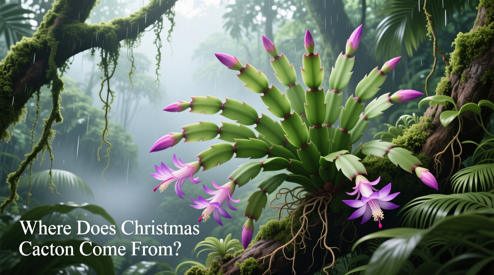 Where Does Christmas Cactus Come From?
