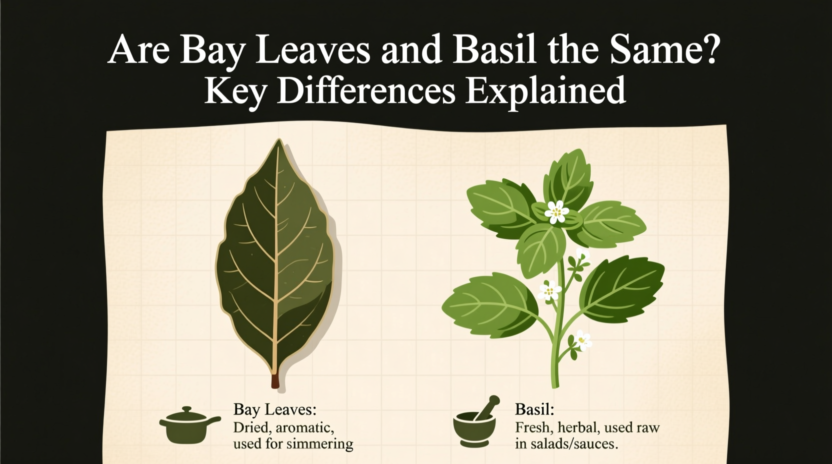 Are Bay Leaves and Basil the Same? Key Differences Explained