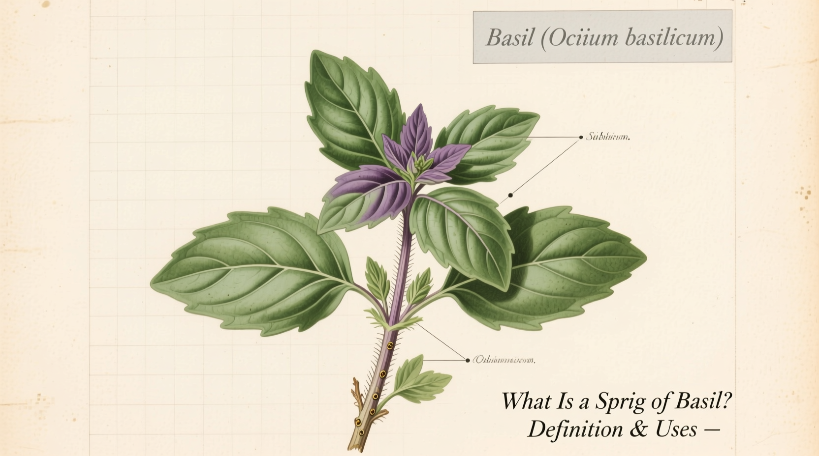 What Is a Sprig of Basil? Definition & Uses