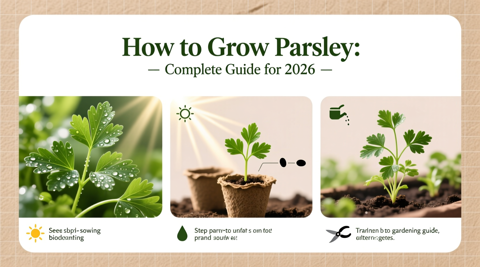 How to Grow Parsley: Complete Guide for 2026