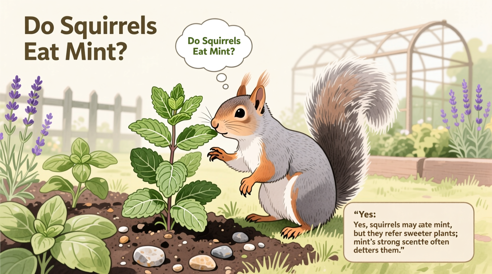 Do Squirrels Eat Mint? What Gardeners Need to Know