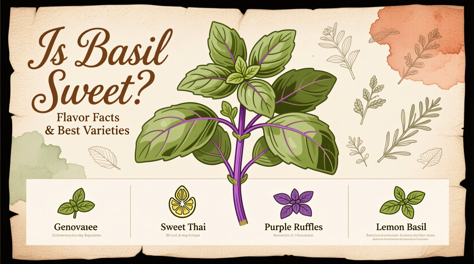 Is Basil Sweet? Flavor Facts & Best Varieties