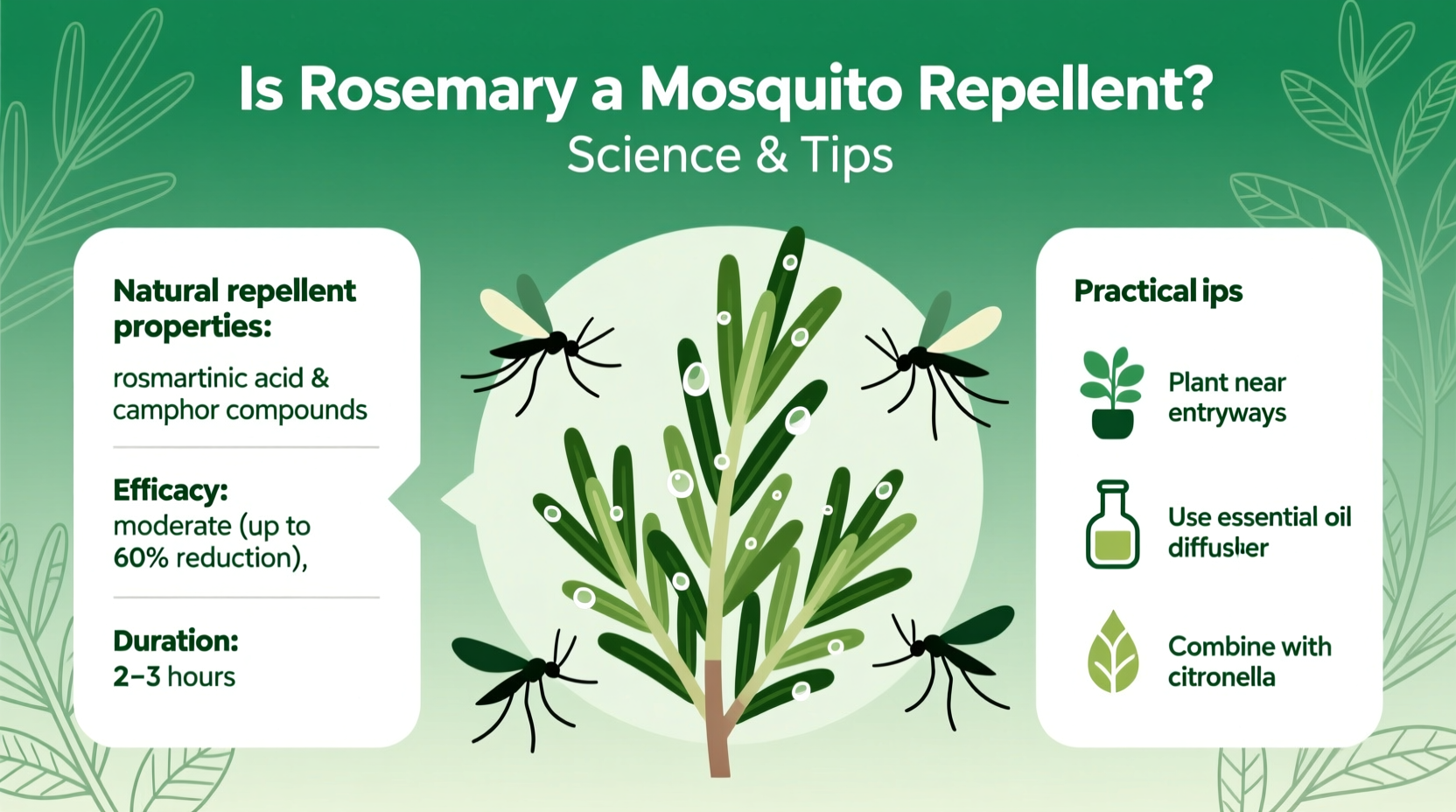 Is Rosemary a Mosquito Repellent? Science & Tips