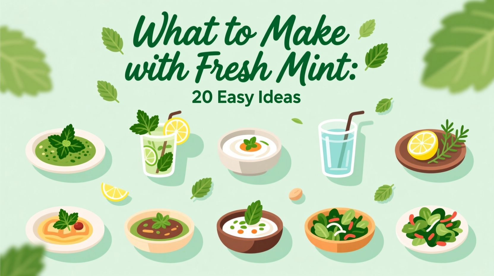 What to Make with Fresh Mint: 20 Easy Ideas