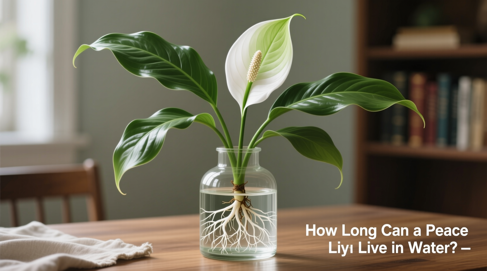 How Long Can a Peace Lily Live in Water?