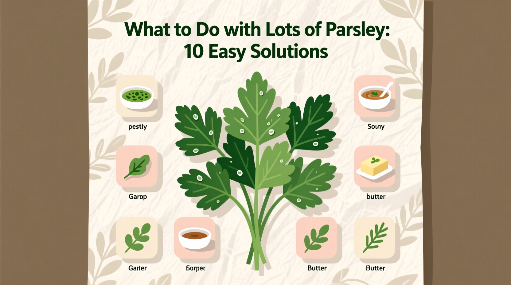 What to Do with Lots of Parsley: 10 Easy Solutions